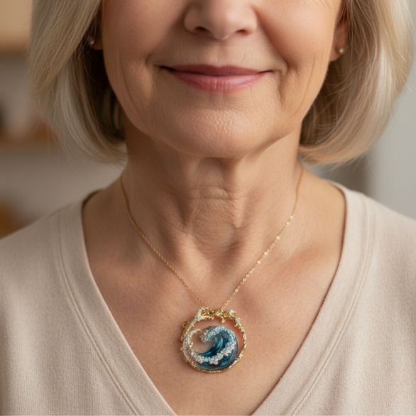 Ozeanversprechen Halskette